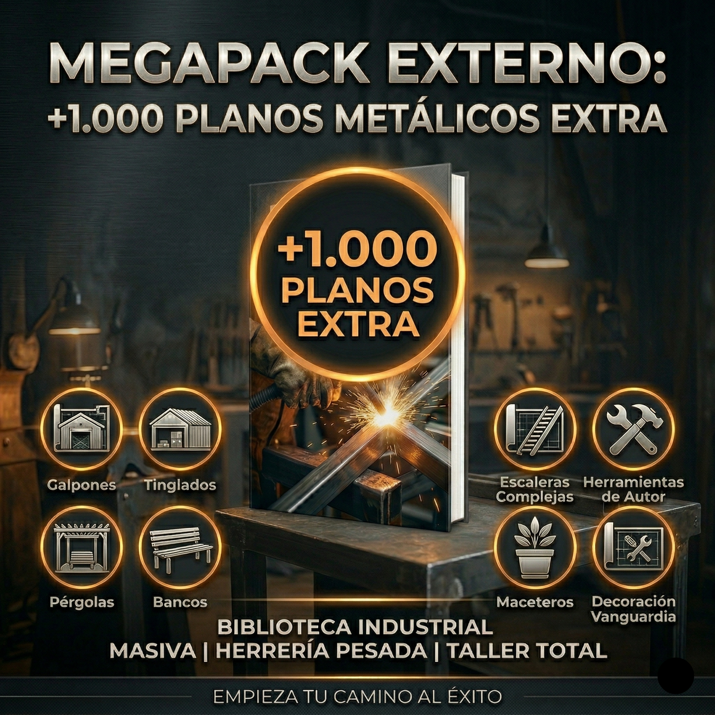 +1.000 PLANOS METÁLICOS EXTRA 📚🔥