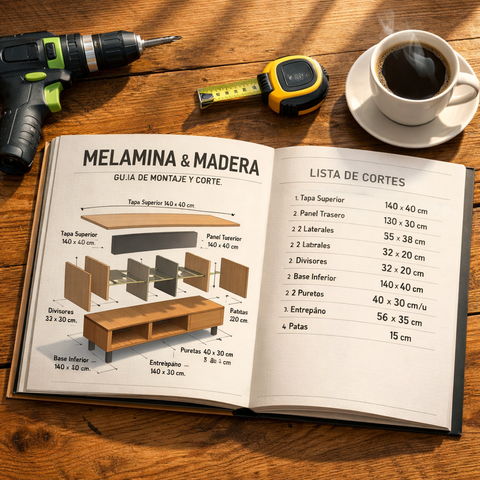 🪛 +800 Planos de Muebles en Melamina